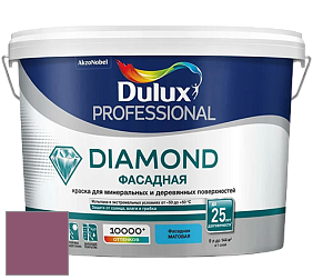 Краска DULUX LUXIUM DIAMOND ФАСАДНАЯ матовая краска цвет NCS S 4040-R30B 
