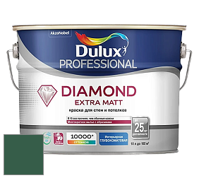 Краска DULUX LUXIUM DIAMOND EXTRA MATT глубокоматовая краска цвет NCS S 6030-G 