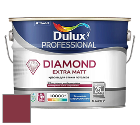 Краска DULUX LUXIUM DIAMOND EXTRA MATT глубокоматовая краска цвет 80RR 10/306 Wine Sensation