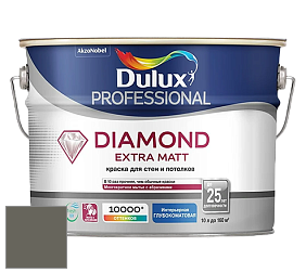 Краска DULUX LUXIUM DIAMOND EXTRA MATT глубокоматовая краска цвет NCS S 7005-G80Y 