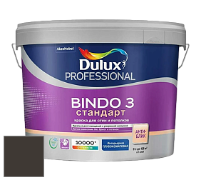 Краска DULUX LUXIUM BINDO 3 Стандарт глубокоматовая краска цвет 30YY 05/044 The Dark Side