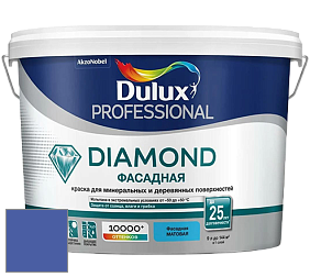 Краска DULUX LUXIUM DIAMOND ФАСАДНАЯ матовая краска цвет NCS S 3060-R70B 