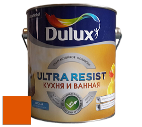Краска DULUX LUXIUM ULTRA RESIST КУХНЯ И ВАННАЯ матовая ультрастойкая краска цвет RAL 2009 