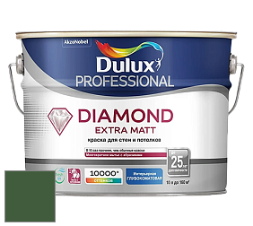 Краска DULUX LUXIUM DIAMOND EXTRA MATT глубокоматовая краска цвет NCS S 5540-G20Y 
