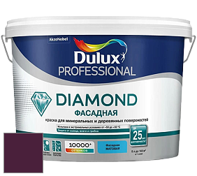 Краска DULUX LUXIUM DIAMOND ФАСАДНАЯ матовая краска цвет RAL 4007 