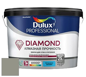 Краска DULUX LUXIUM DIAMOND MATT матовая краска цвет 91YY 31/059 Team Grey