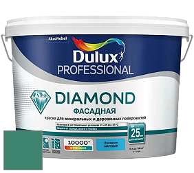Краска DULUX LUXIUM DIAMOND ФАСАДНАЯ матовая краска цвет NCS S 4040-B90G 